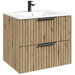 Badplaats Badkamermeubel set delta 60 cm - badmeubel met wastafel