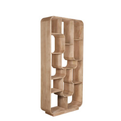 Brix boekenkast logan almond 30x90x190cm