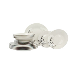 Secret de Gourmet 4goodz porseleinen servies 6 persoons 18-delig lelie