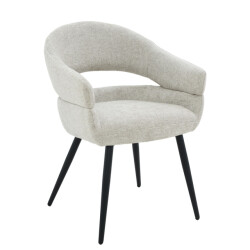Livingfurn eetkamerstoel megan toffee set van 2 62x58x85cm
