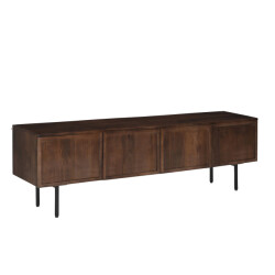 Livingfurn tv meubel elan 180x50x40 cm mangohout