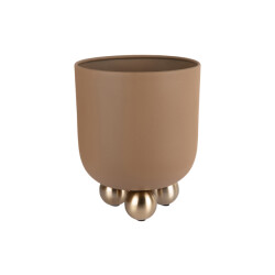 Present Time bloempot estilo large mocha brown
