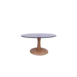 Brix bijzettafel faye almond 75x75x30cm