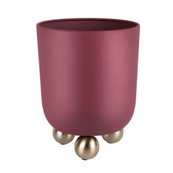 Present Time bloempot estilo medium bordeaux
