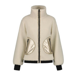 Luhta iskoinen fleece sweater met rits dames -