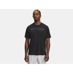 Under Armour ua tech reflective ss-blk training t-shirt korte mouw heren -
