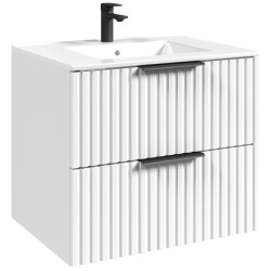 Badplaats Badkamermeubel set delta 60 cm - badmeubel met wastafel