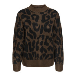 Jacqueline de Yong elanor leo l/s on pullover knt 15357557 slate