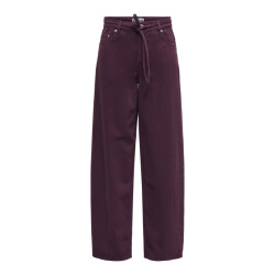 Only onlgianna-milly mw str belt pant pn 15361939 winetasting
