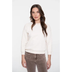 Geisha 52590-24 010 sweater knitted insert off-white