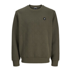 Jack & Jones Jcogeo sweat crew neck smu army