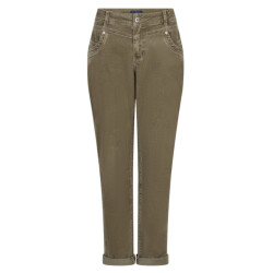 Red Button Relax corduroy olijf