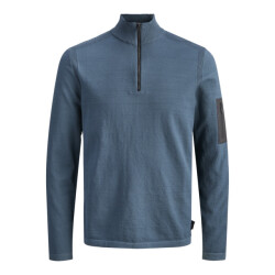Jack & Jones Jcomace knit half zip smu petrol