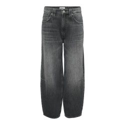 Only Onlfrankie hw ank bareel denim dot black denim