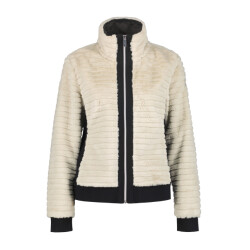 Luhta isolahti fleece sweater met rits dames -
