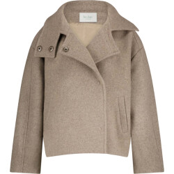 By-Bar Amsterdam Rika coat dark sand