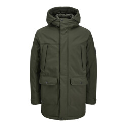 Jack & Jones Jjfinn softshell parka donker