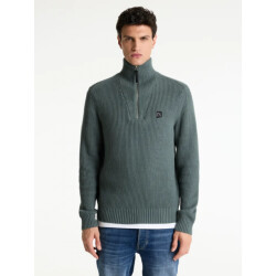 Chasin' 31190001 e53 heren trui model oliver half zip -  chas