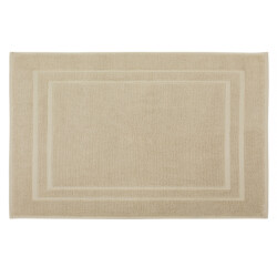 DoubleDry Hotel badmat 50 x 80 cm – 100% katoen – zacht en absorberend – beige