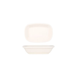 Bonna Serveerschaal gourmet porselein 12x8.5 cm set van 2