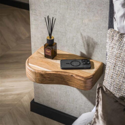 Hoyz nachtkastje organic massief acacia naturel set van 2
