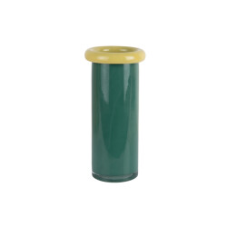 Present Time vaas plegado l retro green & soft yellow