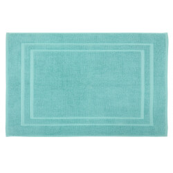 DoubleDry Hotel badmat 50 x 80 cm – 100% katoen – zacht en absorberend – denim