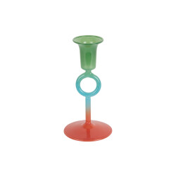 Present Time kandelaar anillo vivo small retro green
