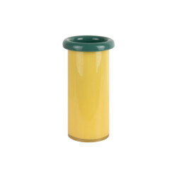 Present Time vaas plegado s retro green & soft yellow