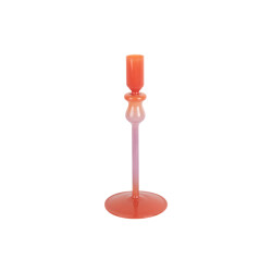 Present Time kandelaar duo colores medium bright orange & purple