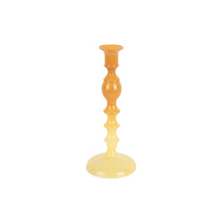 Present Time kandelaar grato mecer medium ochre yellow & soft yellow