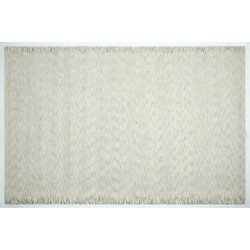 Velaar Outlet vloerkleed smyrna 100% wol effen creme platgeweven modern-