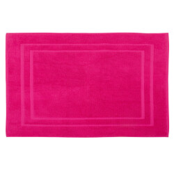 DoubleDry Hotel badmat 50 x 80 cm – 100% katoen – zacht en absorberend – fuchsia