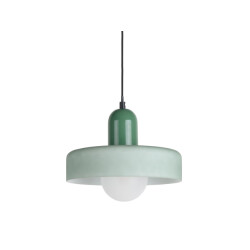 Leitmotiv hanglamp opaco grato jungle green & grayed jade
