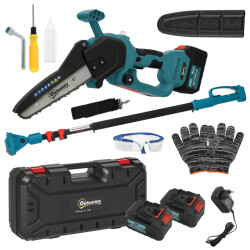 4goodz Outsunny 2-in-1 mini kettingzaag met steel tot 250 cm 580w met accu