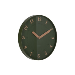 Karlsson wandklok amena luxury green- Ø40cm
