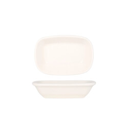 Bonna Serveerschaal gourmet porselein 17x11.5 cm set van 2