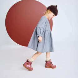 Bisgaard Outdoor marlon tex 1952 dark heather kids meisjes leer