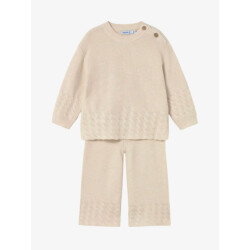 Mayoral Meisjes set knit 2piece sand