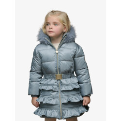 Le Chic Meisjes winterjas blight 3 ruffle long