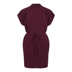 Vila Vimerlano funnelneck ss dress bordeaux