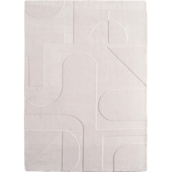 Muratap Japandi vloerkleed hoogpolig scandinavisch design 3d-effect -