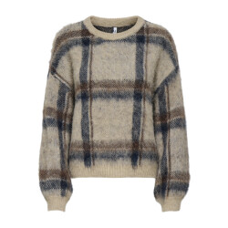 Only onlmarion life ls o-neck knt 15361354 humus