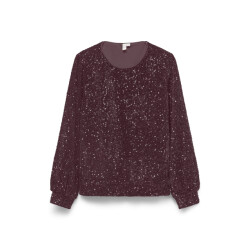 Vero Moda vmhoka sq l/s sweatshirt jrs btq 10338090 winetasting