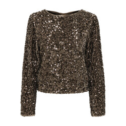 Only onlconfidence l/s sequin bow top jr 15360166 mountain trail