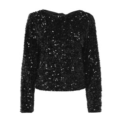 Only onlconfidence l/s sequin bow top jr 15360166 -