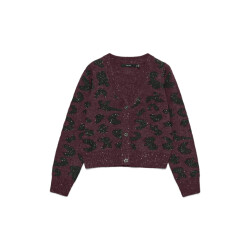 Vero Moda vmzuzu ls v-neck cardigan 10339337 winetasting
