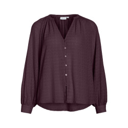 Vila vibabera v-neck l/s shirt 14110148 fig