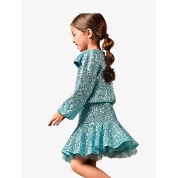 Abel & Lula Meisjes set rok sequin