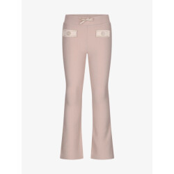 Le Chic Meisjes broek debont knit vibes cafe au lait